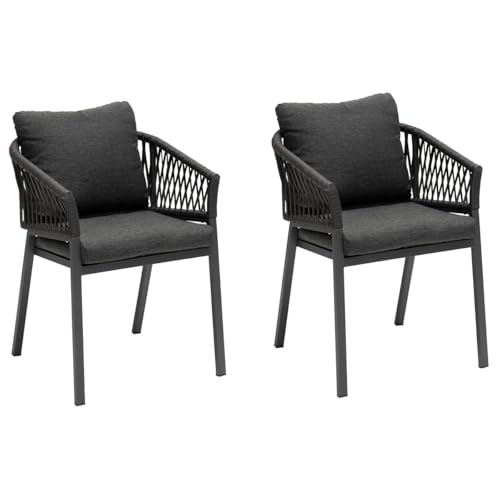 Hespéride - 2er-Set Gartensessel Oriengo Anthrazit & Graphit - Kohlenstoff/Graphit Hespéride - 2er-Set Gartensessel Oriengo Anthrazit & Graphit - Kohlenstoff/Graphit von Hespéride