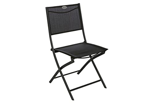 Hespéride - 4er-Set klappbare Gartenstühle Modula in Anthrazit- und Graphitgrau - Anthrazit/Graphit Hespéride - 4er-Set klappbare Gartenstühle Modula in Anthrazit- und Graphitgrau - Anthrazit/Graphit von Hespéride