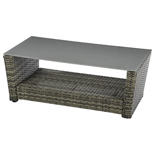 Hespéride - Garten-Couchtisch Polynésia Naturae - 100 × 54 × 38 cm - Naturae von Hespéride