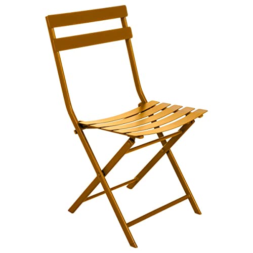 Hespéride Gartenstuhl, zusammenklappbar, Ocker von Hespéride