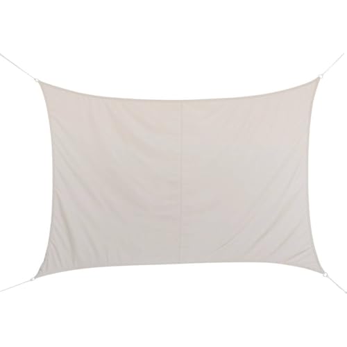 Hespéride - Rechteckiges sonnensegel Curacao weizen 4 x 3m aus Polyester Hespéride - Rechteckiges sonnensegel Curacao weizen 4 x 3m aus Polyester von Hespéride