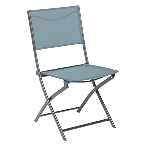 Hespéride - Set mit 4 klappbaren Gartenstühlen Modula Jadengrün & Graphit - Jade Green/Graphit Hespéride - Set mit 4 klappbaren Gartenstühlen Modula Jadengrün & Graphit - Jade Green/Graphit von Hespéride