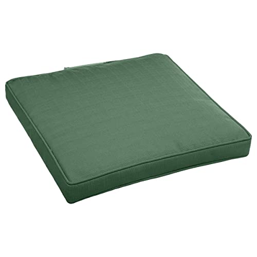 Hespéride - Stuhlkissen mit Klettverschluss Korai Olivgrün - 40 × 40 × 4 cm - Polyester - Olivengrün von Hespéride