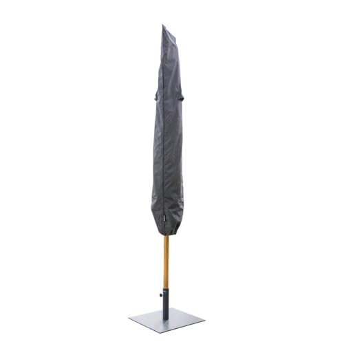 Hespéride - Hambo Schutzhülle für geraden Sonnenschirm - 190 x 50 x 50 cm - Grau von Hespéride