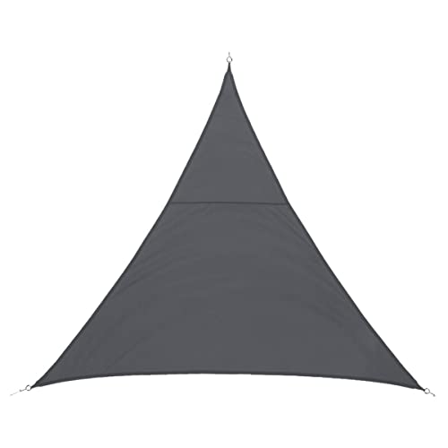 Hespéride - Dreieckiges Sonnensegel Shae in Schiefergrau - 3 × 3 × 3 m - Schiefer von Hespéride