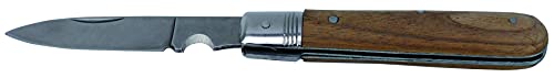 Hesse Kabelmesser 1-teilig (mit Blockierung, Klinge 86 mm Karbonstahl, Klappmesser, Griff Holz) 480636 von Hesse
