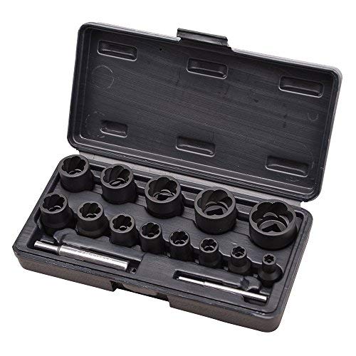 Hesselink® SN-100 Spezial-Schraubenausdreher-Set 1/2"+ 1/4" 15 tlg. von Hesselink