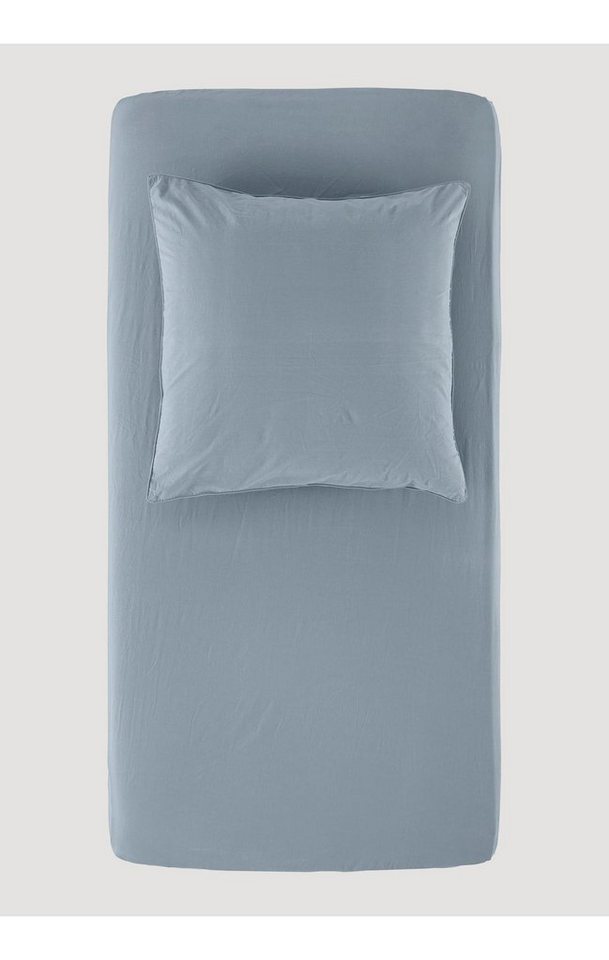 Hessnatur Spannbettlaken aus reiner Bio-Baumwolle, Web, Gummizug: rundum, (1 Stück) von Hessnatur