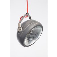 Nr. 5 Scheinwerfer Pendelleuchte Grau - Aus Vintage-Scheinwerfer Mit Eisenkabel Nr. 5 Scheinwerfer Pendelleuchte Grau - Aus Vintage-Scheinwerfer Mit Eisenkabel von HetLichtlab