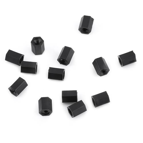 HETHLIF 250pcs Standoffs Nylon Nylon Hex Spacer Standoff -Kit mit Speicherbox M2 M3 Zur Montage zwischen PCB -Leiterplatten und Maschinenplatten (M2 Dual-Pass-D-Modell) von Hethlif