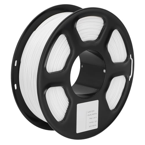 HETHLIF 3D -Druckerfilament, PETG -Filament 1,75 Mm 220 Bis 250 Celsius 2,2 Lbs Nettogewicht Zum Nachfüllen von Ersatz (WHITE) von Hethlif
