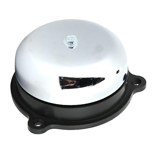 HETHLIF 4 Zoll 100 Mm Feueralarmglocke, kein Funkenalarm für Schulen und Fabriken, Universelle Elektrische Glocke für Tür- oder Notalarmsysteme (DC12V) von Hethlif