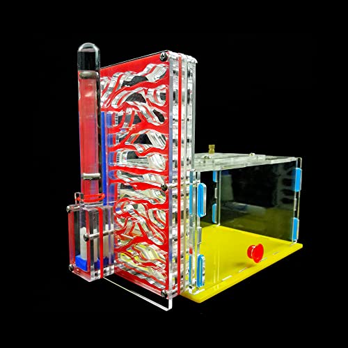 HETHLIF Acrylfarm Villa T Design Area Geburtstag House Geburtstagsgeschenk (Rot) von Hethlif