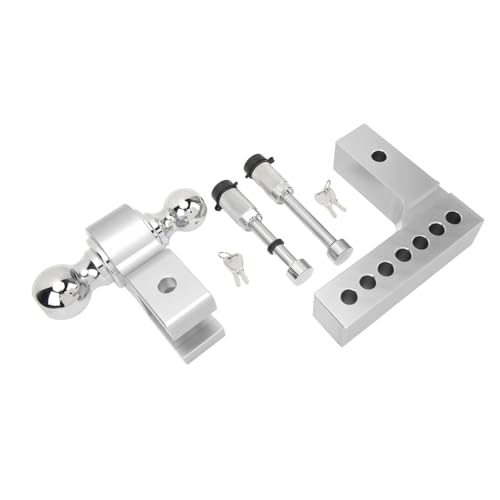 HETHLIF Anhängerkupplungskit, Verstellbare Anhängerkupplungsanhänger -Anhängerkupplungskugelmontage 12500 Lbs Kapazität Edelstahl für 2 Zoll Schwere LKW GTW Traktionshakenempfänger (Galvanisiertes HETHLIF Anhängerkupplungskit, Verstellbare Anhängerkupplungsanhänger -Anhängerkupplungskugelmontage 12500 Lbs Kapazität Edelstahl für 2 Zoll Schwere LKW GTW Traktionshakenempfänger (Galvanisiertes von Hethlif