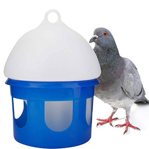 HETHLIF Automatischer Vogelheimer -Wasserspender, Große Kapazitäts -ABS Wasserer für Tauben und Vögel, Dauerhafte Schwerkraft Gefüttertes Trinksystem für Outdoor Vogelstationen (2L) von Hethlif