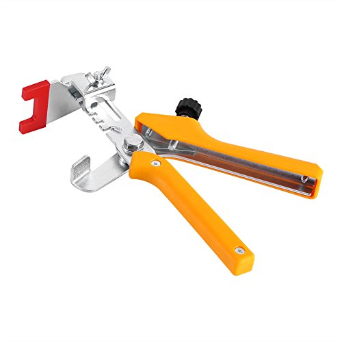 HETHLIF Fliesenzelle, Bodenzange Fliesenniveau -System mit Ersatzeinsatz 1 -pc Bodenzange Fliesen Lokator Keramikfliesen Installationstool für und Wandfliesen Installation (gelbe Farbe) von Hethlif