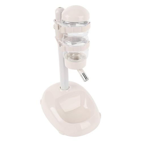 HETHLIF Hundwasserflasche, Wasserkrug für Hunde Wasserspender für Hunde, die Automatisch Wasserfutter 500 Ml Kapazität Tierstehender Wasserspender für Welpen Stehen (Beige) von Hethlif