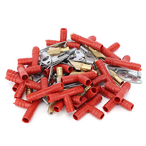 HETHLIF Kaninchenfuttermittel, Kaninchennippeltrinker -Feeder -Abholerdesign mit T Shonne Steckern Kunststoff und Kupfer für Kleine Nagetiere Wie Kaninchen und Frettchen HETHLIF Kaninchenfuttermittel, Kaninchennippeltrinker -Feeder -Abholerdesign mit T Shonne Steckern Kunststoff und Kupfer für Kleine Nagetiere Wie Kaninchen und Frettchen von Hethlif