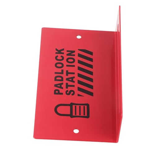HETHLIF LOTO -Schlösser, Übungsschlösser für Verriegelungssperrsperrschlösser Rack Management Station Legierung Stahl mit Rotem Sicherheitsvorhängeschloss für 5-8 Schlösser von Hethlif