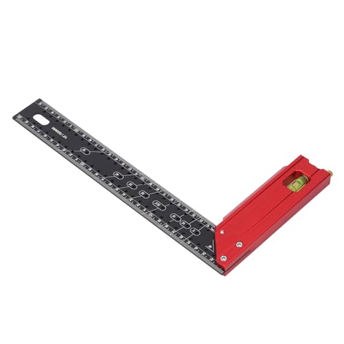 HETHLIF Metall Herrscher, Holzbearbeitung Lineal Rechtwinkliger Lineal Aluminiumlegierung Multifunktional Hohe Genauigkeit Verdickte 12 -Zoll HETHLIF Metall Herrscher, Holzbearbeitung Lineal Rechtwinkliger Lineal Aluminiumlegierung Multifunktional Hohe Genauigkeit Verdickte 12 -Zoll von Hethlif
