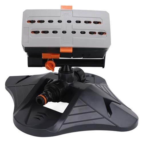 HETHLIF Oszillierender Rasensprinkler mit 16 Löchern, Automatischem Schwingwassersprühgerät für Gartenbewässerung, 4 Einstellbare Sprühmuster, Abmessungen 9,8 X 8,3 X 7,1 Zoll HETHLIF Oszillierender Rasensprinkler mit 16 Löchern, Automatischem Schwingwassersprühgerät für Gartenbewässerung, 4 Einstellbare Sprühmuster, Abmessungen 9,8 X 8,3 X 7,1 Zoll von Hethlif