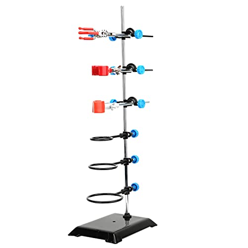 HETHLIF Ringständer, Laborstandsklemme -Klemme Ständer mit Chemieflächenklemme Laborunterstützungsständer für Laborexperiment Instrumente School Supply HETHLIF Ringständer, Laborstandsklemme -Klemme Ständer mit Chemieflächenklemme Laborunterstützungsständer für Laborexperiment Instrumente School Supply von Hethlif