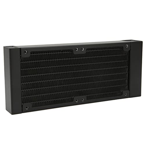 HETHLIF Wasserkühlkühler, Aluminiumkühler Kleiner Kühler mit Schraubenbeutel 8 Rohre G1/4 Gewinde 80 Mm Dual -Lüfter Aluminiumlegierung Wärmetauscher für Drucker Drohnen Computers HETHLIF Wasserkühlkühler, Aluminiumkühler Kleiner Kühler mit Schraubenbeutel 8 Rohre G1/4 Gewinde 80 Mm Dual -Lüfter Aluminiumlegierung Wärmetauscher für Drucker Drohnen Computers von Hethlif