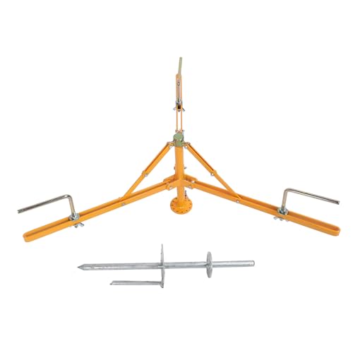 HETHLIF Zaundrahtspender, Zaunkabelspender Zaundrahtverteiler mit Anti -Overspeed -Gerät Edelstahl für Zaunsysteme von Hethlif