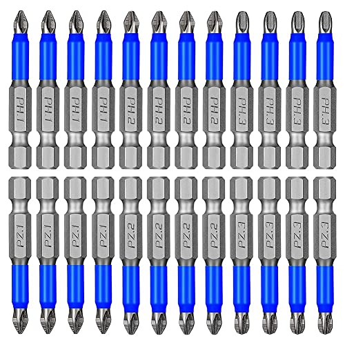 Hethlif 24 StüCke Magnetisches Anti Rutsch Schraubendreher Bit Set PH1 PH2 PH3 PZ1 PZ2 PZ3 Schlagschrauber Bit Set 1/4 Sechskantschaft Hethlif 24 StüCke Magnetisches Anti Rutsch Schraubendreher Bit Set PH1 PH2 PH3 PZ1 PZ2 PZ3 Schlagschrauber Bit Set 1/4 Sechskantschaft von Hethlif