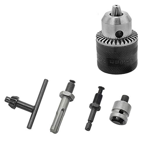 Hethlif 5 StüCke 1,5-10 Mm 3/8-24UNF Bohr Futter Set Bohr Adapter GeäNderter Schrauber in Eletrische Bohr Futter Bohr Werkzeug Kits von Hethlif