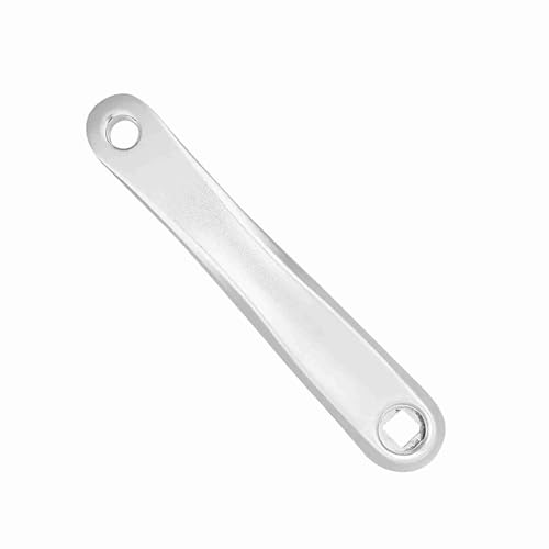 Hethlif Aluminiumlegierung Kurbelarm 170 -mm -Paar für Fahrrad Einzelketten Ersatz, Universelle Ausstattung für Straßen und Mountainbikes (Silver #03) von Hethlif