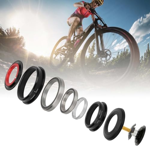 Hethlif Fahrrad -Headset -Lager mit Einer Externen Verjüngung für Road Mountain Cycles Langlebige Aluminium Legierungsradkomponente für die Glatte Lenkleistung von Hethlif
