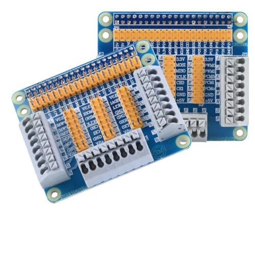 Hethlif GPIO Expansion Board, GPIO Board mit Schrauben und Jumberkappen Multifunktional für PI 2 3 B von Hethlif
