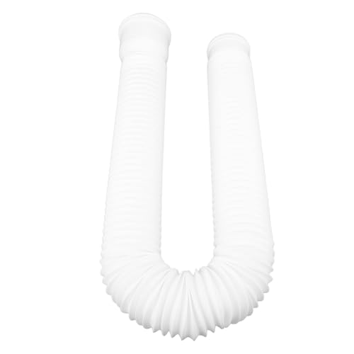 Hethlif Regenrinne Downspout -Erweiterung Flexible PE Ausziehbar Abtropfenabwärtig für die Outdoor -Villa Runde (White) von Hethlif