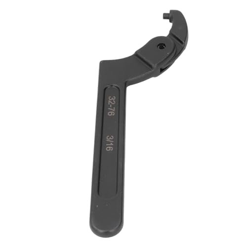 Hethlif Schraubenschlüssel, Einstellbarer Schraubenschlüssel C -Stift Schreite mit Ergonomischem Design Einstellbar 1 1/4 Bis 3 Zoll Rundkopf CRV -Hakenschlüssel für Mechanische Geräte mit von Hethlif
