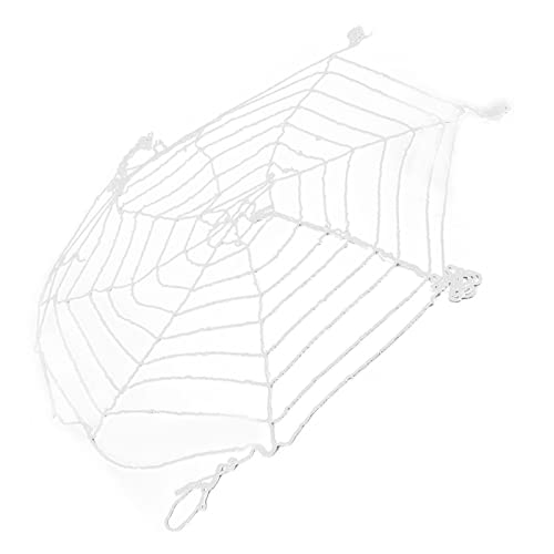 Hethlif Spinnennetzdekoration, Spider Web Wall Web Wirklich Gruselige Spinnenschnur Seilprops 3,6m Weiß Runde Netto Spooky Spos Hethlif Spinnennetzdekoration, Spider Web Wall Web Wirklich Gruselige Spinnenschnur Seilprops 3,6m Weiß Runde Netto Spooky Spos von Hethlif