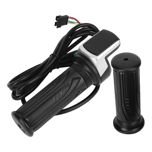 Hethlif Thumb Throttle mit 6 Kernkabel, Universeller 36 -V -Geschwindigkeits Controller Grip für Elektrische Roller, Umfasst die Kompatibilität für die LCD Anzeige und LCD Anzeige (48V) von Hethlif
