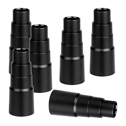 6 Stück Staubsauger Adapter Universal Staubsaugeradapter Schlauchadapter Schlauch Reduzierstück zum Anschluss an den Staubsaugerschlauch, Werkstattstaubsauger von Heting-YQ