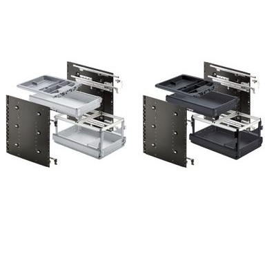 Büromöb.-Container-Set,mit Dämpfung Silent System,Systema Top 2000 9078610,Stahl von Hettich