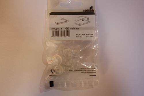Hettich Glasauflagen, ø 8 mm, 14 mm, Kunststoff transparent, 8 Stück, 00653 Hettich Glasauflagen, ø 8 mm, 14 mm, Kunststoff transparent, 8 Stück, 00653 von Hettich