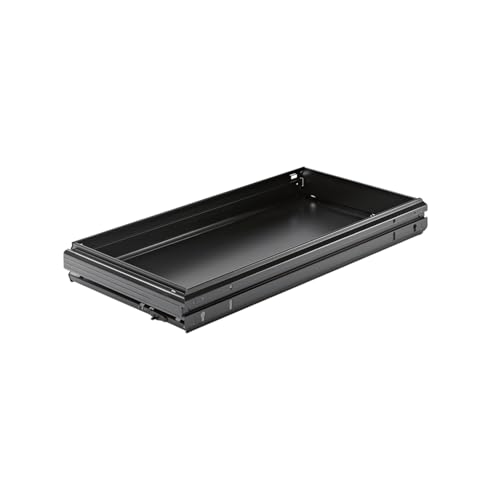 Breitwandschub Systema Top 2000, Schranktiefe 400 mm, 736 x 352, schwarz von Hettich