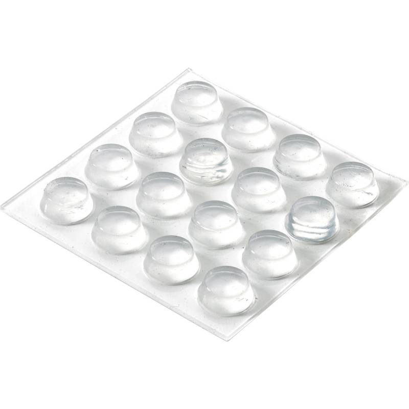 Hettich Anschlagpuffer Selbstklebend Ø 11 x 5 mm Kunststoff Transparent 16 Stück von HETTICH
