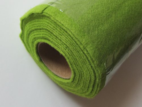 Hettich Bastelfilz grün, 45 x 200 cm auf Rolle, Nicht selbstklebend, 1 Stück, 89893 von Hettich