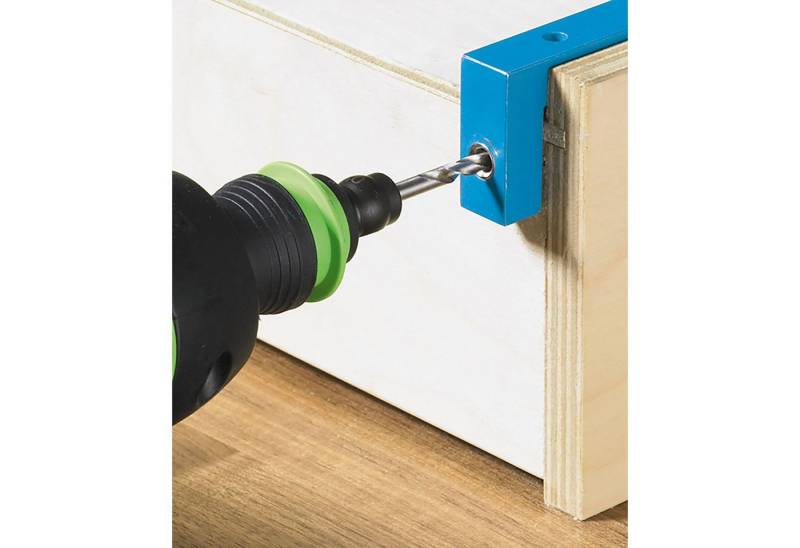 Hettich Bohrlehre Bohrlehre BlueJig Quadro EB20 Start f. Actro 5D, YOU, Quadro YOU von Hettich