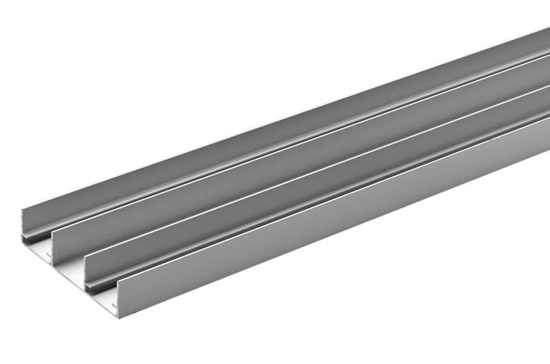 Hettich Führungsprofil SlideLine 16plus Aluminium, silberfarben, 1 Stück von HETTICH