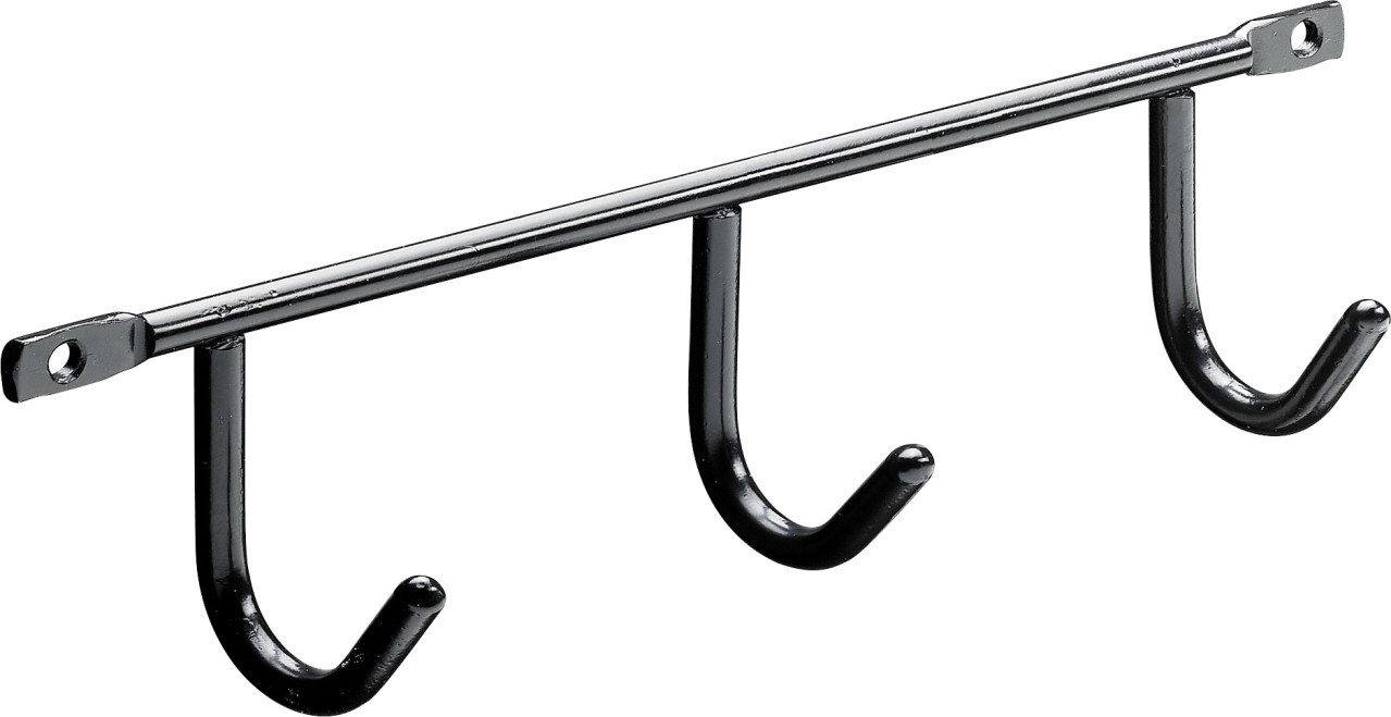 Hettich Garderobenhaken Hettich Garderobenleiste 3 Haken Stahl 20 x 5,2 x von Hettich