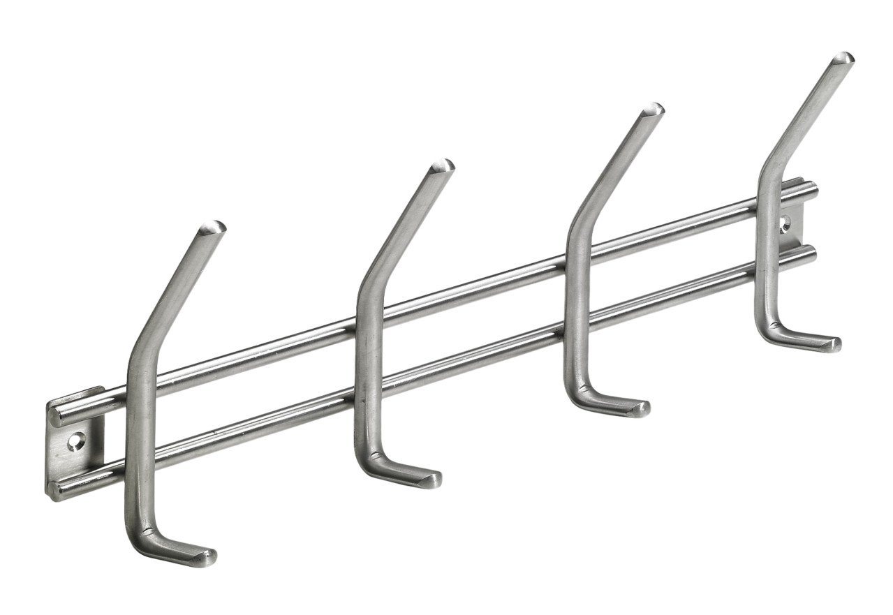 Hettich Garderobenhaken Hettich Garderobenleiste 4 Haken 35,5 x 14,0 x 5,0 von Hettich