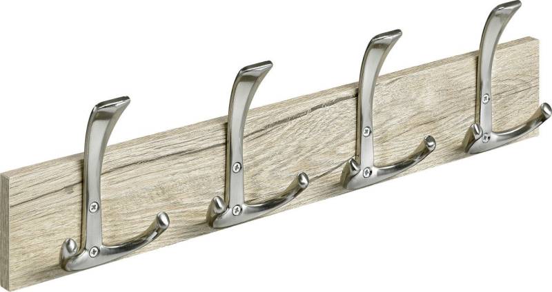 Hettich Garderobenhaken Hettich Garderobenleiste 4 Haken Holz 50 x 13,5 x Hettich Garderobenhaken Hettich Garderobenleiste 4 Haken Holz 50 x 13,5 x von Hettich