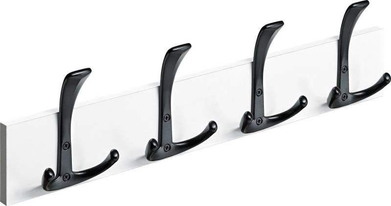 Hettich Garderobenhaken Hettich Garderobenleiste 4 Haken Holz 50 x 13,5 x Hettich Garderobenhaken Hettich Garderobenleiste 4 Haken Holz 50 x 13,5 x von Hettich