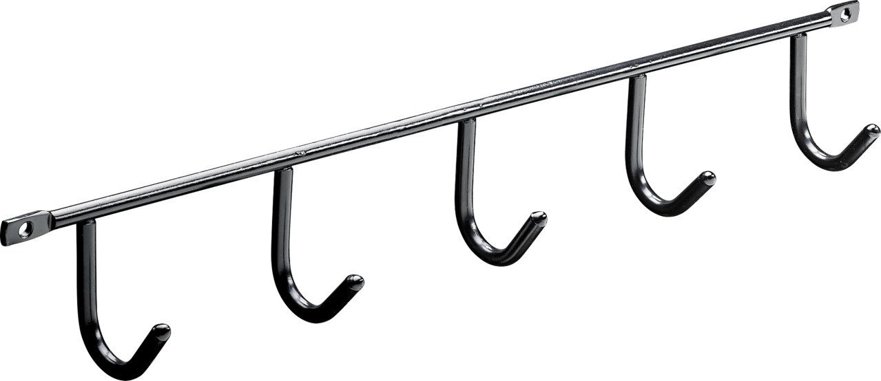 Hettich Garderobenhaken Hettich Garderobenleiste 5 Haken Stahl 35 x 5,2 x von Hettich